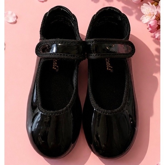 Theatricals Other - Theatricals Dance Kids Black Patent Mary Jane Tap Shoes T9050 Size 8.5M Used